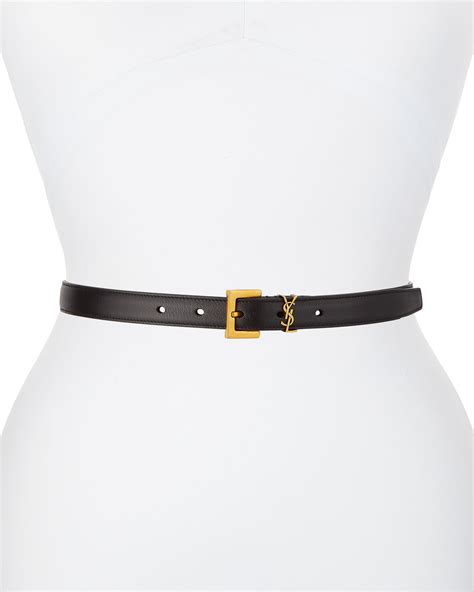 ysl monogram belt